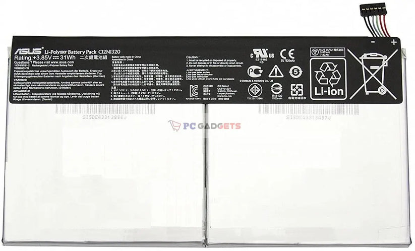 31Wh C12N1320 ASUS T100TA-C1-RD (S) Transformer Book T100T T100TAF T101TA Tablet Laptop battery