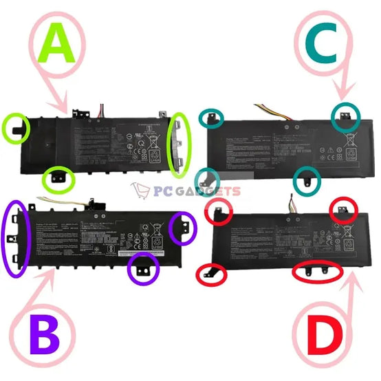Original B21N1818 C21N1818 ASUS VivoBook 15 X512DA 15 X512UB B21BnEH 0B200-03190400 Laptop Battery