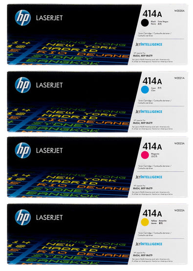 HP Toner Cartridge HP 414A - Set of 4 - W2020A, W2021A, W2022A, W2023A PC Gadgets