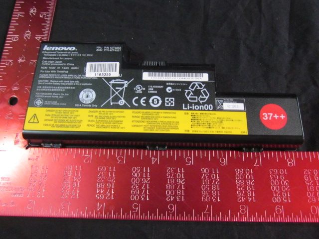 ASM 42T4557 37++ 9Cell Original Laptop Battery for Lenovo ThinkPad W700 W700ds Series