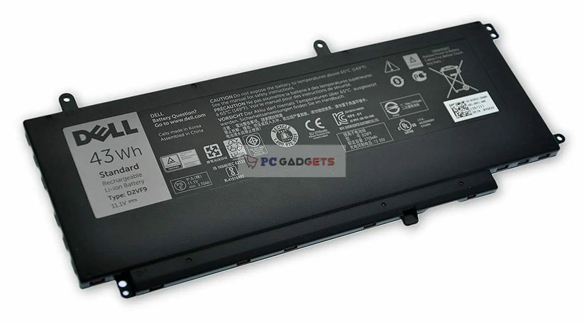 43Wh Original D2VF9 Laptop Battery for Dell Inspiron 15 7547 0PXR51 PXR51 15br-7348