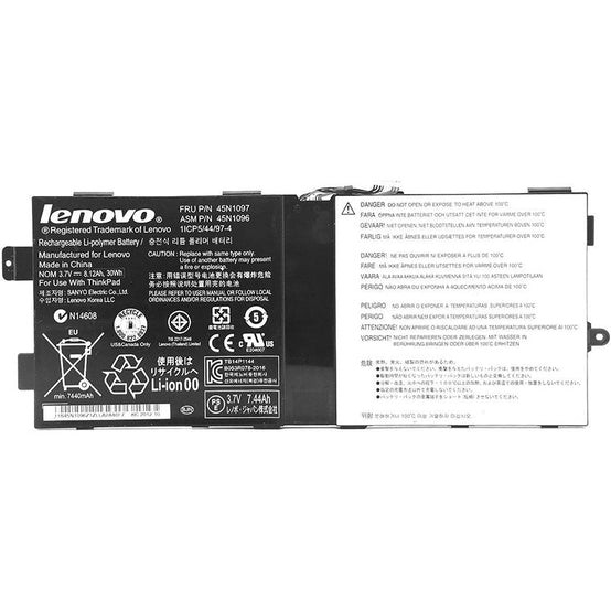 Original 45N1096 45N1097 1ICP5/44/97-4 Lenovo ThinkPad Tablet 2 battery