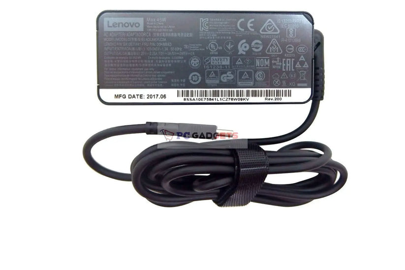 Lenovo 45W 20V 2.25A USB C AC Adapter Charger