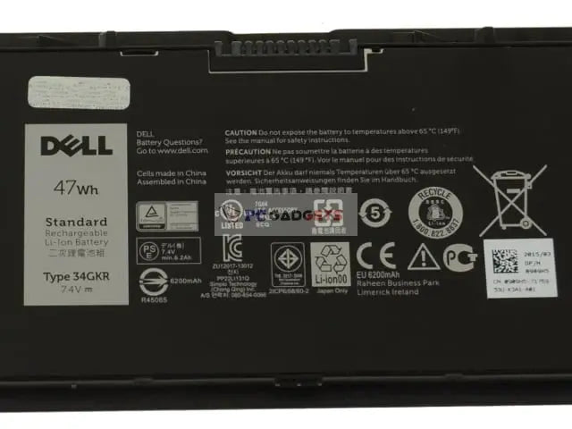 Dell Latitude E7440 T19VW 34GKR 47wh battery