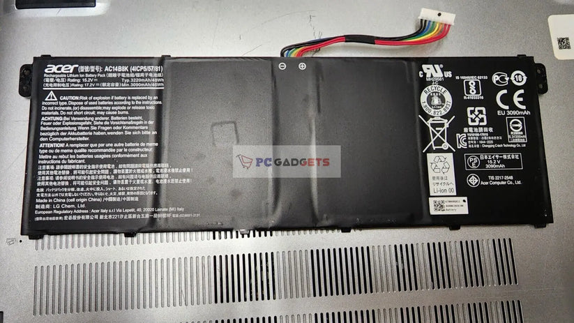 48Wh Original Acer AC14B8K A515-51 Spin 5 SP515-51N TravelMate P276-MG-77KT Laptop Battery