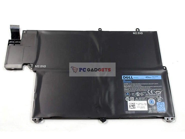 49Wh Original TKN25 Portable PC Dell Inspiron 5323 13Z Vostro 3360 088JR6 0V0XTF 88JR6 RU485 Laptop Battery