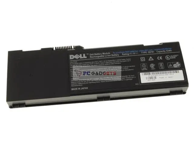 53Wh GD761 Genuine Dell Inspiron 6400 E1505 1501 Latitude 131L Vostro 1000 6-cell Laptop Battery