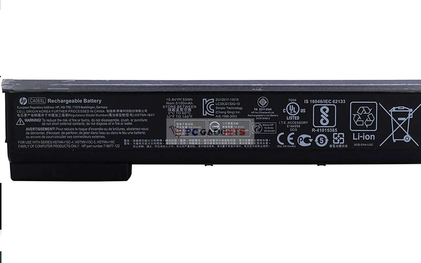 55W Original CA06XL ProBook 640 645 650 655 G0 G1 (718756-001, HSTNN-DB4Y, HSTNN-DB4X) Laptop Battery Media 1 of 1