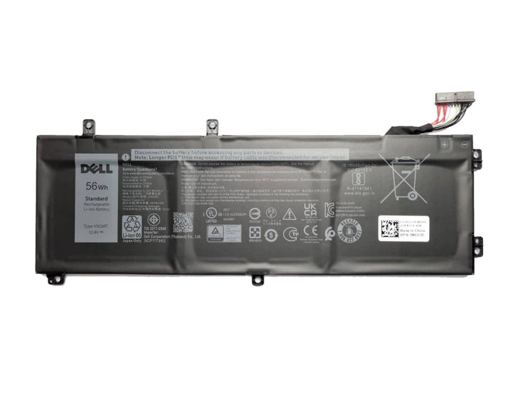 Original 56Wh Dell V0GMT 5D91C H5H20 for XPS 15 9560 9570 Precision 5530 Laptop Battery