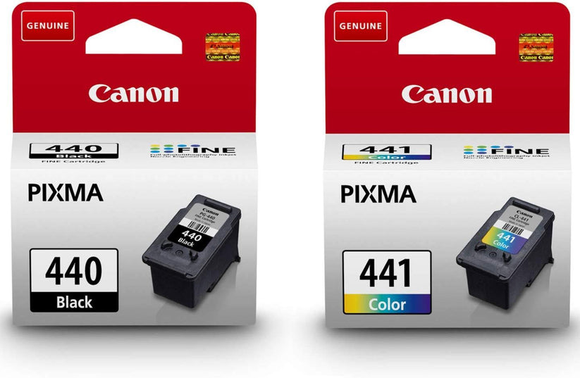 Canon 440 Black and 441 Tricolor Ink Cartridges for Printer
