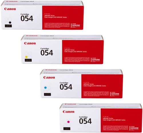 Canon 054 Toner Cartridge Pack Of 4 for MF643CDW, MF641Cdw, MF642Cdw, MF644Cdw Laser Printers PC Gadgets