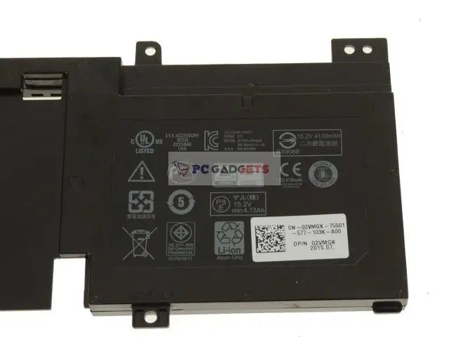 N1WM4 14.8V 62wh Laptop Battery 3V806 for Dell Alienware R1 R2 ECHO 13 QHD Series