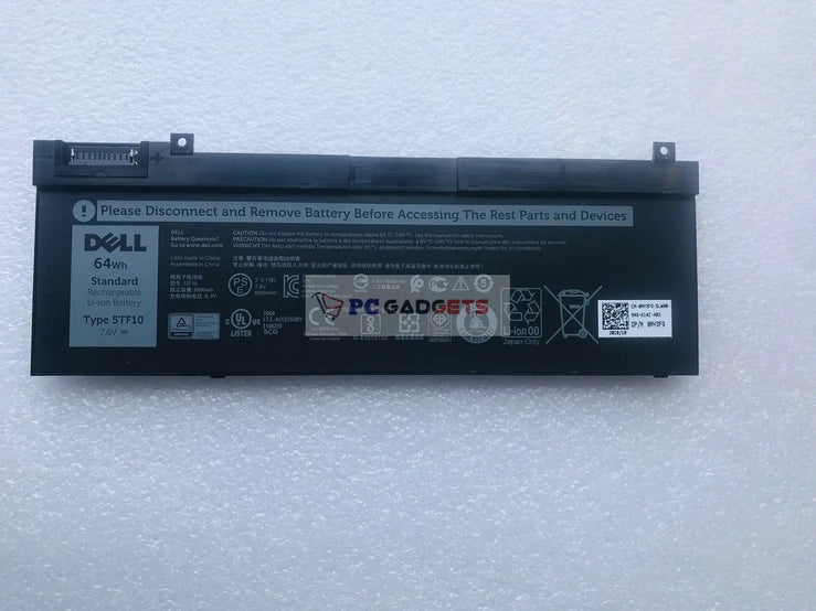 64Wh 5TF10 Original Laptop Battery for Dell Precision 7330 Precision 7540 Precision 7530