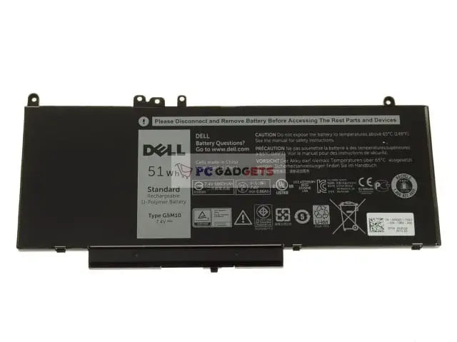 Original G5M10 Laptop Battery For Dell E5450 E5550 Notebook 15.6" 8V5GX R9XM9 WYYJC2 1KY05-SIKER