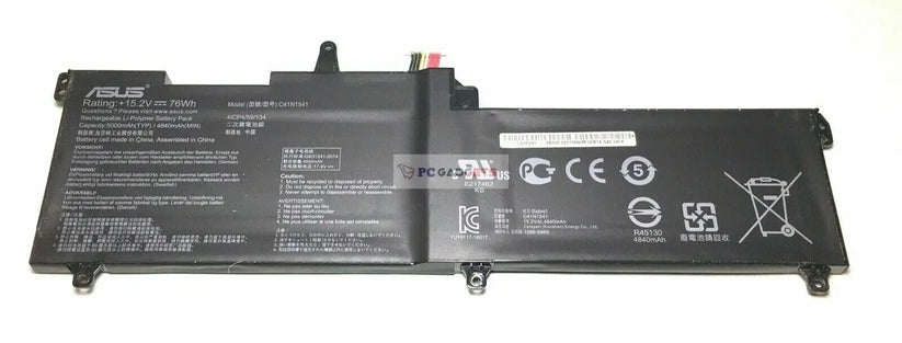 76Wh Original C41N1541 Asus ROG Strix GL702V GL702VM GL702VT Series Laptop Battery