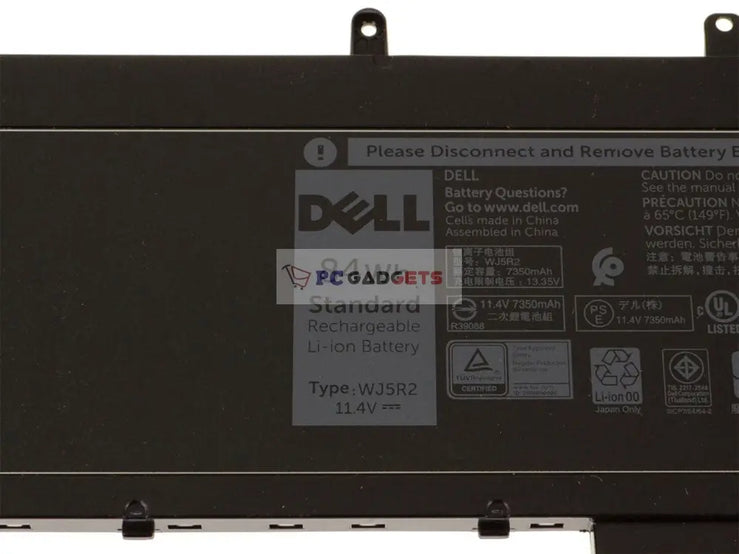 WJ5R2 Laptop Battery for Dell Precision 3510 Latitude E5570
