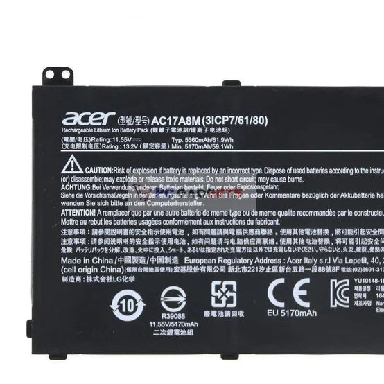 AC17A8M original laptop battery for Acer Spin 3 