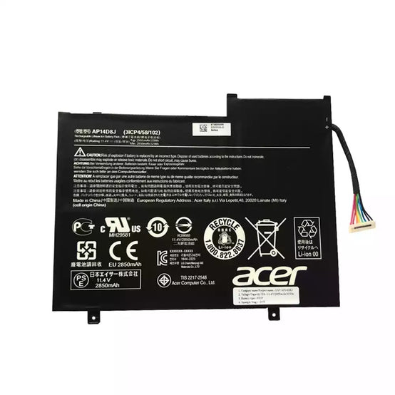 33Wh Original Acer AP14D8J Battery for Acer Switch11 SW5-171 SW5-171P 3ICP4/58/102 Series