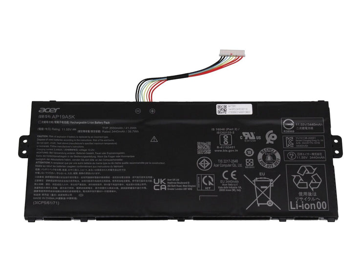 Original Acer AP19A5K Laptop Battery For Acer Chromebook R752T KT.00305.012