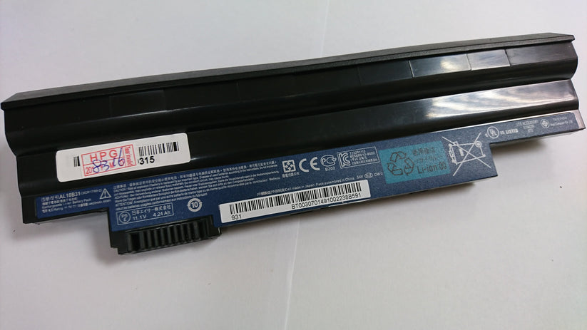 Original AL10B31 Acer Aspire One 522 D257 D260 D255 P0VE6 AL10G31 AL10A31 Notebook Laptop Battery