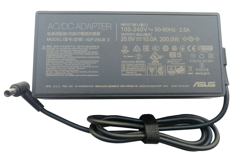 Original 20V 10A 200W AC Adapter Charger For ASUS ROG Zephyrus G15 ADP-200JB D (6.0mm*3.7mm)