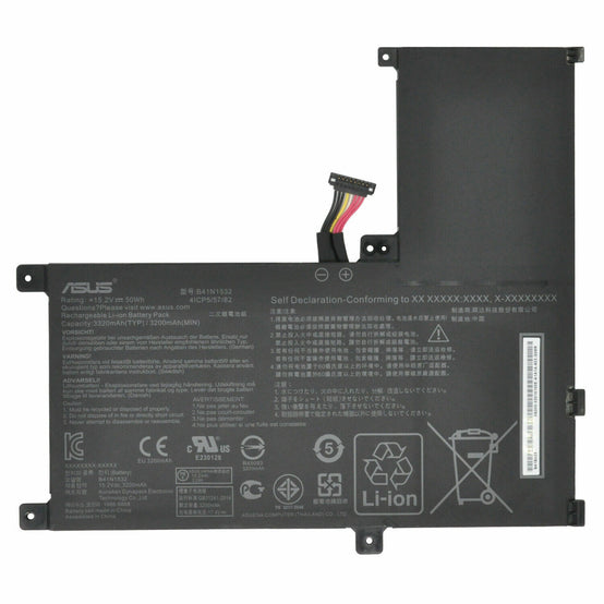 Genuine B41N1532 Battery For Asus Q504U Q504UA Q504UAK UX560UA 0B200-0201010