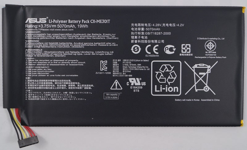 Original C11-TF400CD Laptop Battery For Asus Transformer Pad TF400