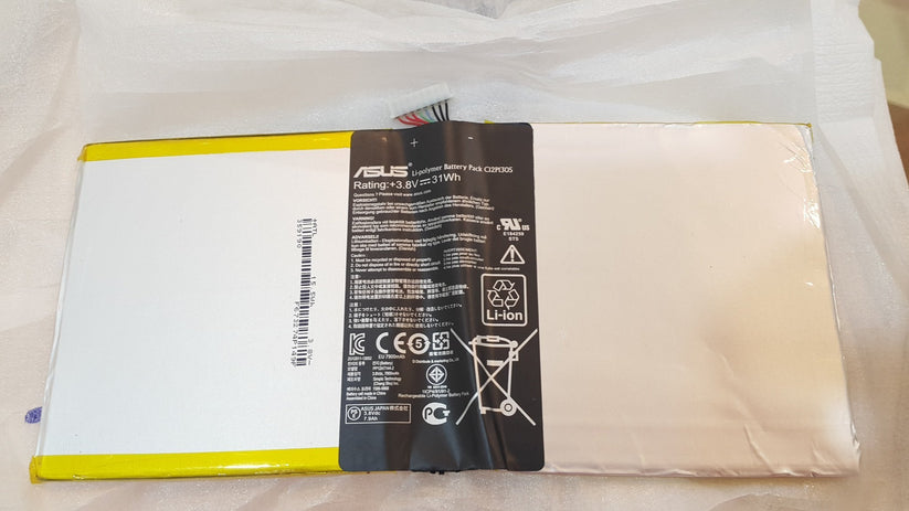 31Wh Original C12P1305 Battery For Asus Transformer Pad TF701T