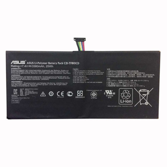 25Wh Original C21-TF810CD Laptop Battery For Asus C21TF810CD