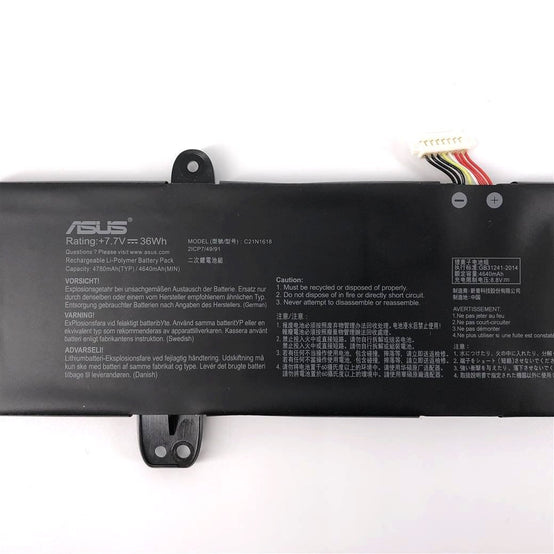 Original C21N1618 Battery For Asus L402BA L402BP R417BA R417BP C21PpJH