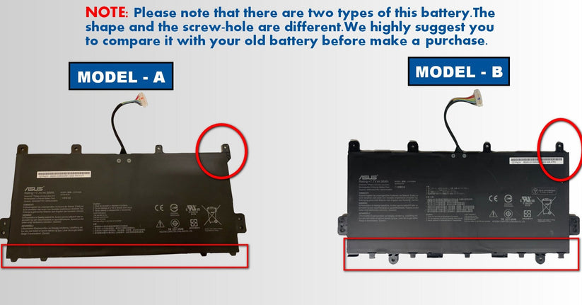 Original C21N1808 Laptop Battery for Asus C523 C523NA C423 C423NA (TYPE-B)