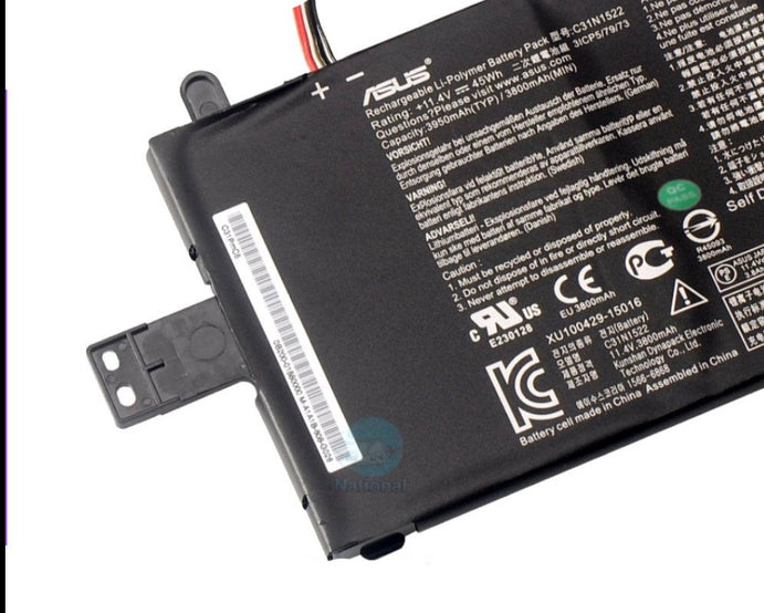 NEW Genuine C31N1522 45Wh Battery For ASUS Q553 Q553U Q553UB N593UB N593UB-1A