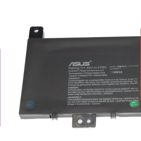 Original C31N1636 Laptop Battery for Asus N580VN X580GD N580GD X580VD N580VD X580VN NX580VD7300