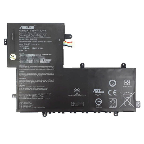 Genuine C31N1836 Laptop Battery For Asus ChromeBook Flip C214MA-YS02T-S