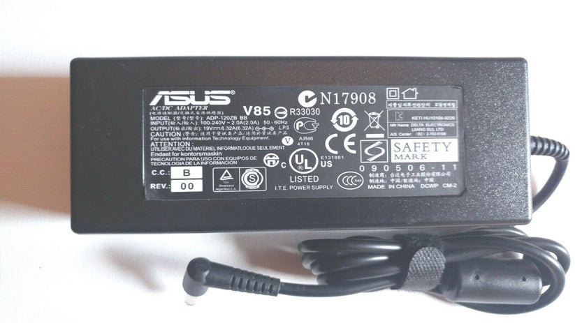 Original Asus 19V 6.32A 120W 5.5*2.5mm AC Power Adapter Charger for Asus ROG G550JK N550JV N750 N500 G50 N53S N55 PA-1121-28