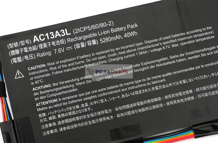 Acer Genuine AC13A3L laptop battery for Aspire X313 X313-E X313-M P3-131 P3-171 PC Gadgets