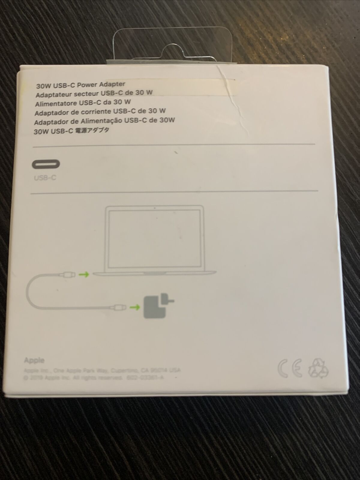 Box Apple All Charger 30w Usb C Power Adapter Apple Big Box