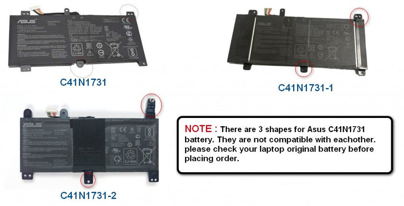 Original C41N1731 Asus ROG Scar II GL504GV-ES015T, ROG Strix HERO II G515GV-ES070R G715GW Laptop Battery