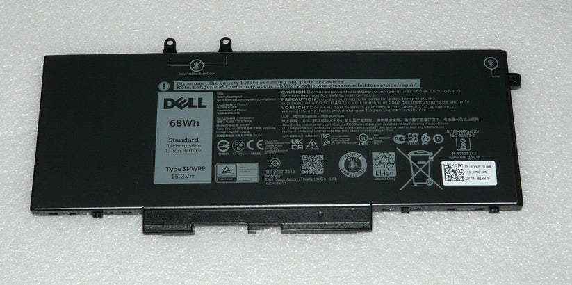 Original 3HWPP Laptop Battery For Dell Precision 3541 3550 3551 1VY7F 3PCVM