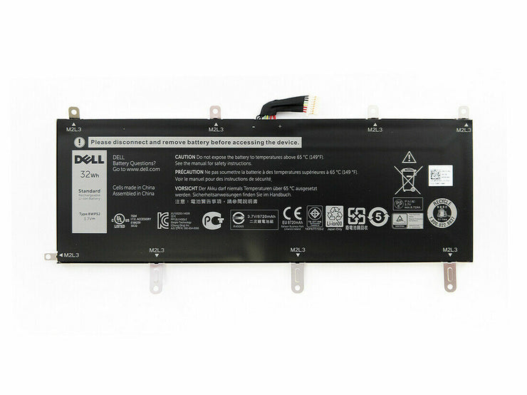 Original 8WP5J Laptop Battery For Dell Venue 10 Pro 5000 5055 69Y4H 069Y4H Tablet (32wh)