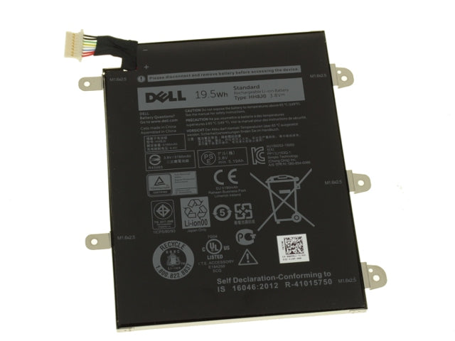 Original HH8J0 Laptop Battery For Dell Venue 8 Venue 8 Pro 5855 FDD57 HH8JO T03D T03D001 WXR8J