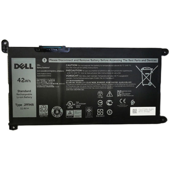 42Wh Original JPFMR Laptop Battery for Dell 3400 5488 5493 5593 7MTOR 7T0D3 DN33X RDNP5