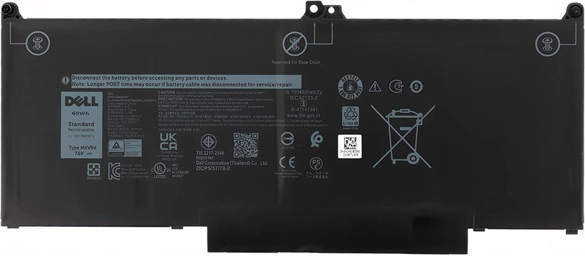 Original MXV9V Dell Latitude 13 5300 Series 5VC2M 98J9N CR8V9 K4Y2J Laptop Battery