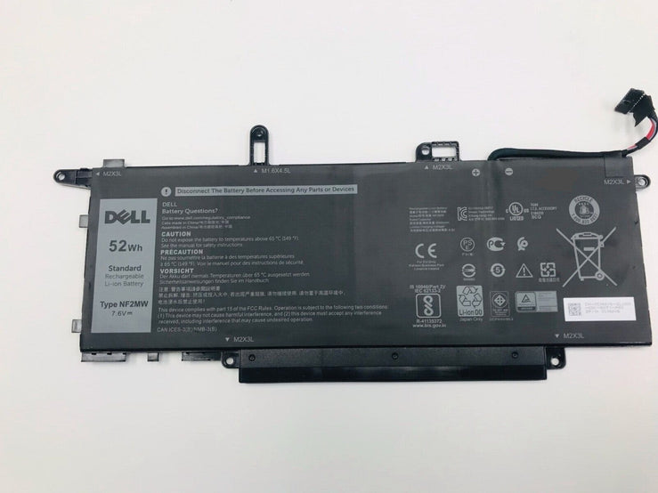 New Original NF2MW Laptop Battery For Dell Latitude 7400 2-in-1, 14 9410, 7270, 7260, 14 9410 40DHN, 14 9410 9N7GH GJD1V