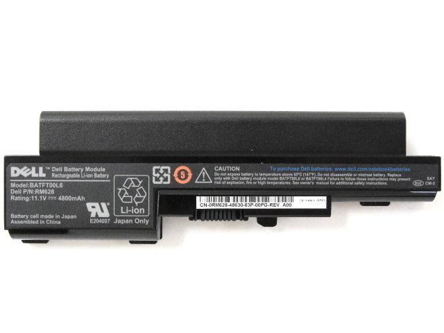 Original RM628 RM627 Laptop Battery for Dell Vostro 1200 Series, Compal JFT00 series