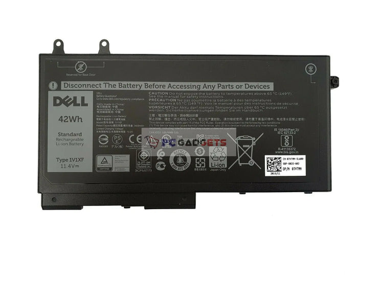 1V1XF Dell Original Latitude 5400 5401 5500 Precision 3540 42Wh Laptop Battery