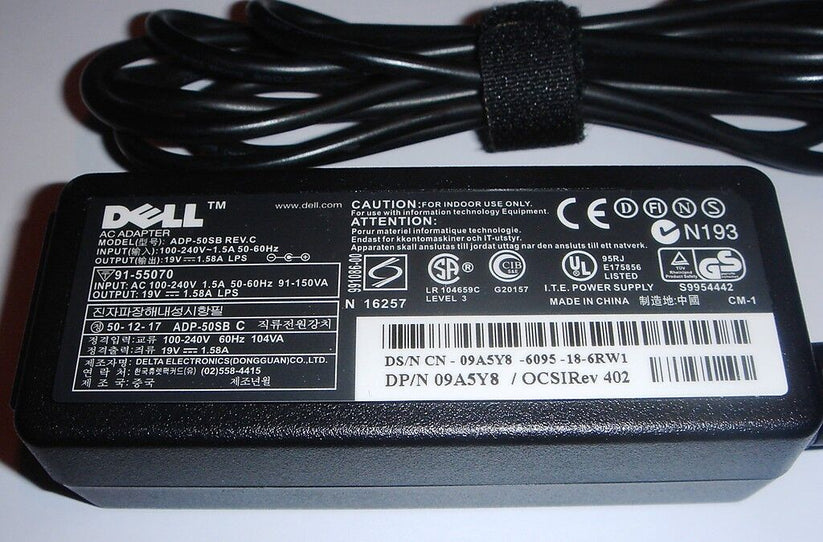 Original 19V 1.58A 30W Dell Inspiron Mini 10 1010 1210 PA-1300-04 Vostro A90 Notebook Laptop Charger 5.5mm*1.7mm