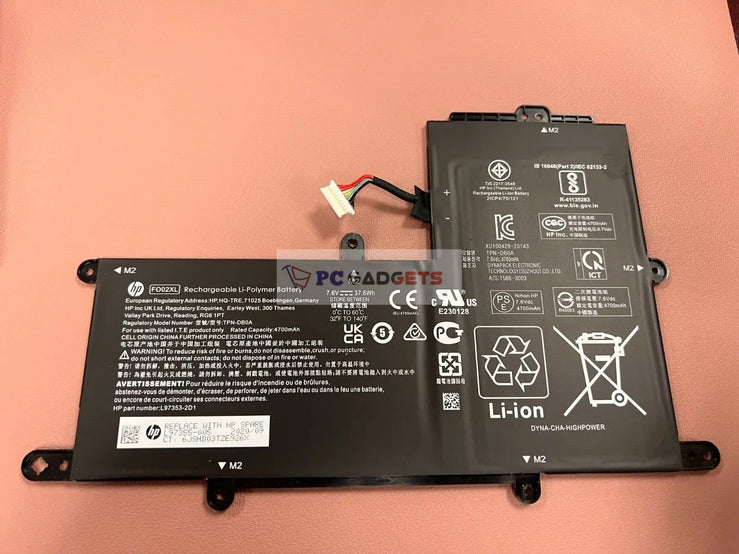 Genuine FO02XL Battery for HP Chromebook 11A L97355-005 TPN-DB0A L97353-2D1