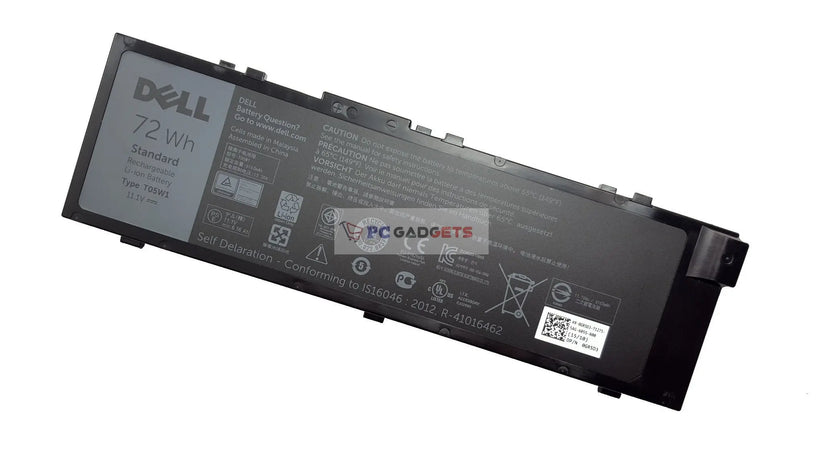 Genuine T05W1 Dell Precision 7510 7710 72WHR Type T05W1 P/N GR5D3 451-BBSB Laptop Battery