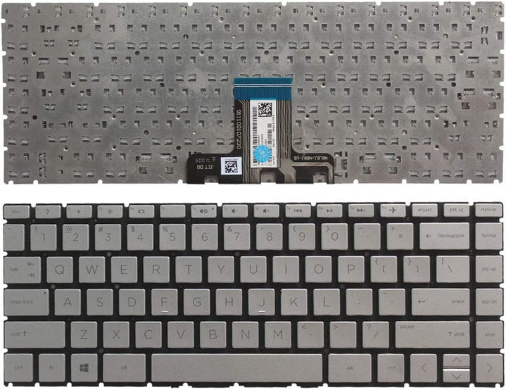 New Original HP 14-CE 14-CF 14-CK 14-CM 14-DF 14-MA 14-DK 14-DH 14-DQ 14S-DQ 14S-CF 14S-DK 14Z-DK Silver Laptop Keyboard